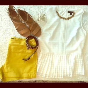 Banana Republic Peplum Sleeveless top.